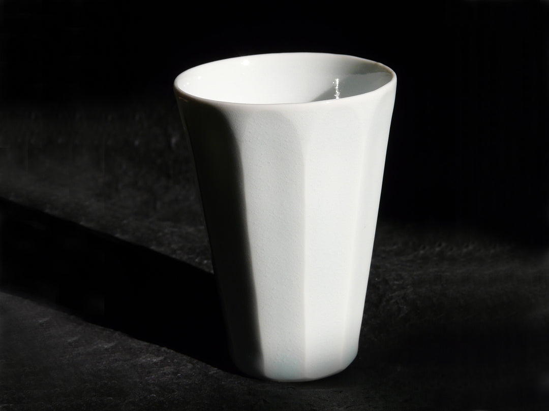 磁器専門工房 陶來_てまる食器/磁器もっきりカップ（面取り） – 東北