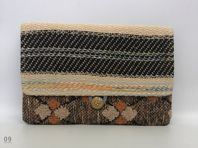 COOHEM_KNIT TWEED CLUTCH BAG
