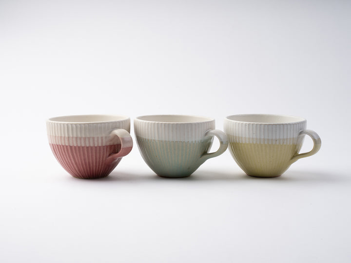 壺と湯呑みとマグカップ 樹氷 壺と湯呑みとマグカップ 樹氷