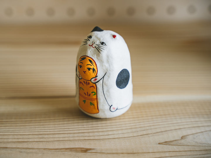 コシェルドゥ 起き上がり人形 猫 張子 郷土玩具 コシェルドゥ_起き上がり人形 こけし猫 – 東北スタンダードマーケット