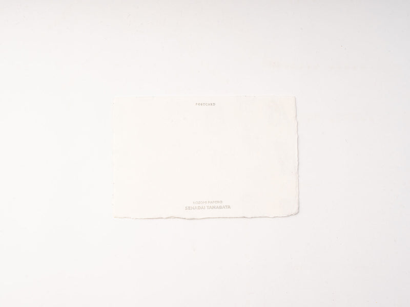 NOZOMI PAPER Factory_TANABATAポストカード 七つ飾り ホワイト